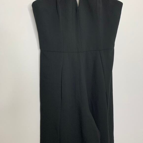 Black Halo Delia Wide Leg Jumpsuit Womens Black Size 6 - Picture 14 of 16